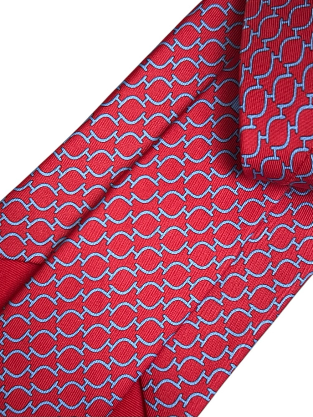 HERMÈS silk tie